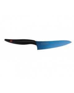 Couteau chef 13 cm Kasumi Titanium Lame Bleu