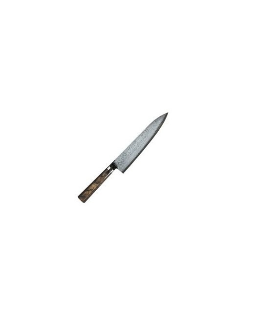 Couteau Chef éminceur damas 21cm Takamura Couteau Chef éminceur damas 21cm Takamura