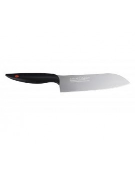 Couteau santoku 18 cm Kasumi Titanium Lame grise